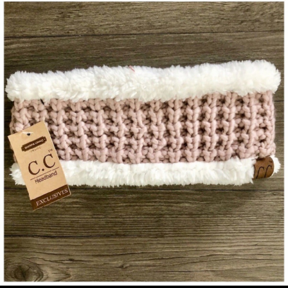 Sherpa lined knit headbands. New - Picture 4 of 4